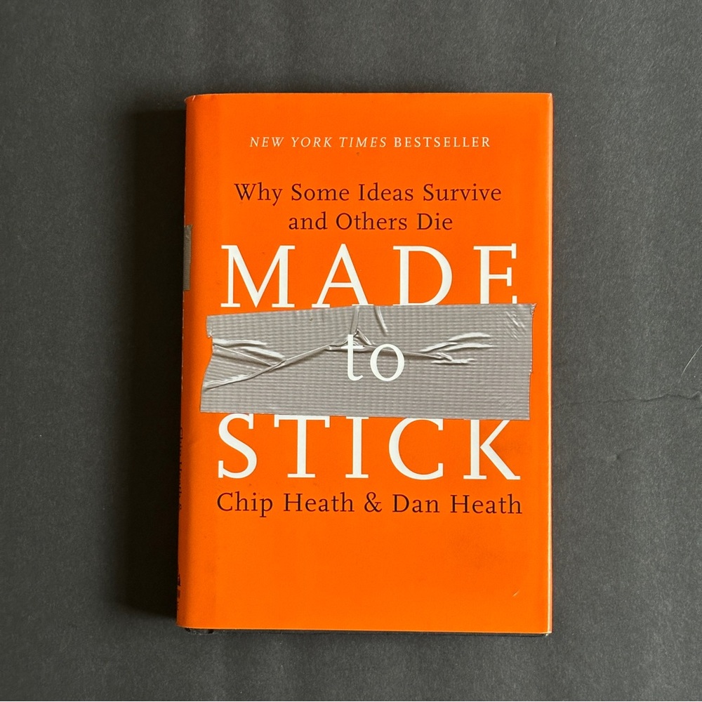 🟢  Made to Stick by Chip Heath & Dan Heath | Business | Hardcover Book